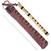 A/G/D/F/C Key Traditional 6-Hole Quena Signature Flute Instrument Wood Color