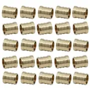 3/4 Inch PEX Brass Barb Plug End Cap Pipe Fittings(25-Pack), No Lead Brass PE...