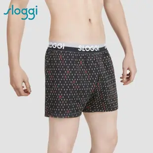 【sloggi Men】THE SLIM FIT系列男士合身平口內褲 M-XXL(男士合身四角褲 90A462 M9)