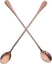 Anneome Sundae Spoons Long Handles Stainless Steel Drink Stirrers Stylish Home Bar Accessories