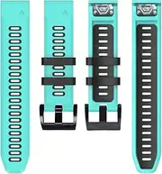 [RAYESS] 26 22MM Soft Silicone Band For Garmin Fenix 6 5 6X Pro 5X Plus 3 3HR/Forerunner 945 935 GPS Quick Release Easy fit Watch Strap