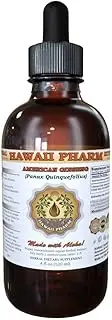 American Ginseng Liquid Extract, Ginseng (Panax Quinquefolius) Dried Root Tincture 2 oz