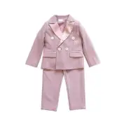 Formal Tuxedo Suits Set Boys Wedding Party Performance Costume Kids Blazer Pants