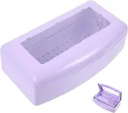 Ipetboom Nail Salon Box Nail Tool Sterilizer Cleaning Case Manicure Tool Cleaning Box Tweezers Tray Storage Sturdy Leak Home Professional Use