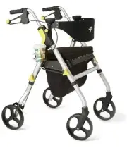 Medline Premium Empower Folding Rollator Walker - Black NEW!