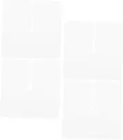 OSOLADY Hair Extension Bonding Glue Protector 4pcs Heat Shield Guards Pvc Material Protect Scalp Heat Shield Salon Tools