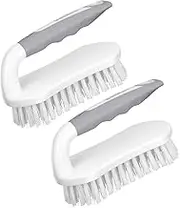 SetSail Scrub Brush, Heavy-Duty Scrub Brushes for Cleaning with Stiff Bristles Cleaning Brush for Shower, Bathroom, Carpet, Kitchen and Bathtub Scrubber - 2 Pack