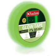 XFasten Glow in The Dark Tape, Yellow/Green, 1-Inch x 30-Foot Photo-Luminesce...