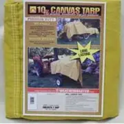 NEW DIZE CA0810D USA MADE HEAVY 8' X 10' CANVAS 10OZ TARP TARPAULIN SALE 6444756