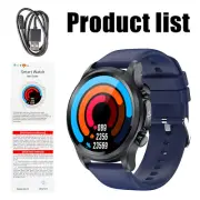 Smart Watch Smartwatch Multifunction Sport Answer Call for Men Women Blue
