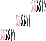 [CRILSTYLEO] 3sets Elegant Wild Eyebrow Brush Comb Set Folding Lash Combs for Eyelash Grooming 6pcs*3