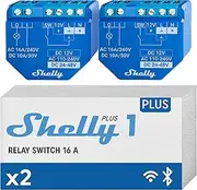 Shelly Plus 1 WLAN Switch Pack of 2