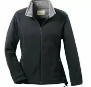 Women s Black Fleece Jacket Cabela s Snake River Polarfleece Full Zip LG NEW $50