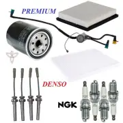 Tune Up Kit Filters Wire Spark Plugs Fit DODGE CARAVAN L4; 2.4L 2001-2003