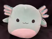 Squishmellow Anastasia The Axolotl Plush Toy 10" Green/White