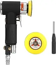 2/3in Air Angle Sander,90 Degrees Right Angle Handheld Professional Polishing Grinding Machine 15000RPM,with Sanding Pads,for Hardware, Furniture, Plastics,Etc