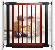 Baby Safety Gates Triple Lock 2-Way Opening Pet Dog Stair Gate Extending Pressure Fit Safety Gate - 75-82cm, 3 Colors (Color : C, Size : W 75-82cm)
