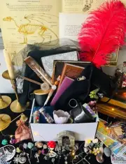Fantasy Themed Blind Date BOOK Gift Box - (BOOK, STICKER, NECKLACE and MORE!)