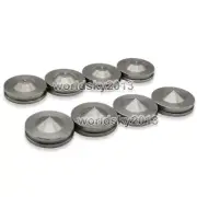 4pcs 24mm 304SS Stainless Speaker Anti-Shock Spike Stand Isolation Feet Base Pad