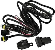 DONFAMDS 1 Set Fog Light Wiring Harness Kit for Cars Durable Construction Easy Installation Designed for Efficient Performance Compatible with Fog Light Switch
