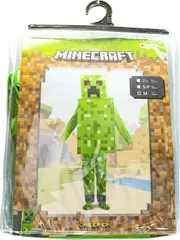 Minecraft Creeper Fancy Dress Costume 7-8