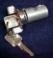 NOS Ignition Switch Cylinder Fits All AMC JEEP Models 87- 90 Has Logo Keys