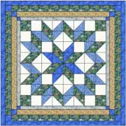 Easy Quilt Kit Carpenters Wheel Dinosaur Mash! Precut Ready to Sew