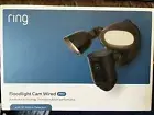 NEW Ring Floodlight Cam Wired Pro Bird's Eye View 3D Detection CAMERA - Black