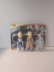Anime Dragon Ball Flash Super Saiyan Goku Vegeta Frieza 3Pcs Bandai Figure Gift