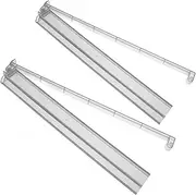 Cabilock 2pcs Mahjong Pusher Rack Transparent Mahjong Equipment for Efficient Tile Arrangement Pushing for Home Use and Enhancing Gameplay Experience