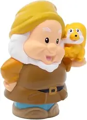 Fisher-Price Replacement Part for Collectible Little People Princess Song Palace Castle Playset Y2781 - Replacement Snow White and Seven Dwarfs Happy Figure - Talking Castle Base