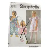 Simplicity Sewing Pattern 7642 Dress Jumpsuit Toddler Size 2-4