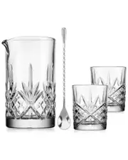 Godinger Dublin Crystal 6pc Mixing Pitcher Set