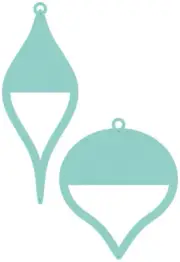 Kaisercraft Decorative Die Droplet Baubles