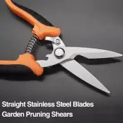 Stainless Steel Pruning Shear Garden Lawn Branch Fruit Picking Scissor Snips NEW