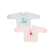 Sleeved Smock Bib - Assorted
