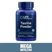 Life Extension L-Taurine Powder Non-GMO 300g Supports Heart & Liver Function