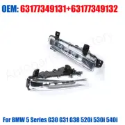1Pair Front LED Fog Lamp Running Light for BMW G38 530e 530i 540i xDrive 17-2019 (for: BMW)
