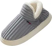 [Generic] Heated Slippers for Men Microwavable Men Warm Slippers Home Warm Cotton Slippers Winter Home Cotton Slippers Fashion Cute Printed Thermal Slippers Casual Home Shoes Men Slippers Memory Foam