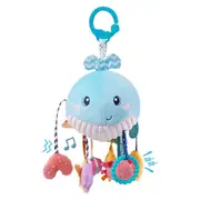 Jollybaby Baby Sensory Pull String Toy Whale