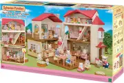Sylvanian Families - Red Roof Country Home Gift Set-Secret Attic Playroom-