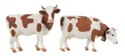 Pola 331554 G Scale Allgau Brown Cattle -- pkg(2)