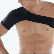 Unisex Shoulder Brace - Sports Shoulder Pads for men women, Adjustable Support Strap for Pain Relief, Subluxation, Dislocation, Sprain, Strain, Shoulder Support Brace,M(Upper bust 85.9-96cm)
