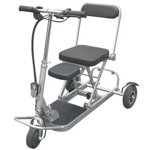 【🔥免運🔥】老人代步電動三輪車小型殘疾人迷你輕便折疊三輪車家用接送孩子