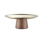 Travel Snack Box Stainless Steel Dessert Platter Elegant Cupcake Stand Plate