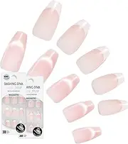 Dashing Diva Magic Press Premium Nail Bundle - Well Kept Collection - Coffin Shape Press On Nails - French Dipped & Rose Revenge - Long Lasting Gel - Lasts Up to 7 Days - 2 Sets