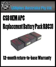 CSB OEM APC Replacement Battery Pack RBC31 UPS 1000 SURT1000XLI SURT48XLBP