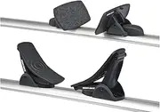 [Rhino Rack] Nautic 580 Series Kayak/Canoe Carrier, Includes 2 x Tie Down Straps and 2 x Rapid Straps w/Unique Buckle Protector
