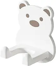 Hair Dryer Rack | Hug Bear Wall Mounted Hair Dryer Rack Hair Dryer Holder | Waterproof Hair Tool Organizer Multifunctional Cartoon Bathroom Storage for Hair Dryer