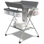Portable Changing Table for Baby, Foldable Baby Changing Table with Storage, ...